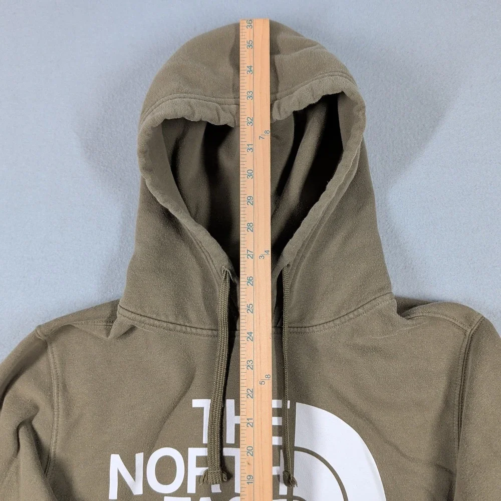 The North Face Mens Half‎ Dome Pullover Hoodie Brown Tan Size Medium